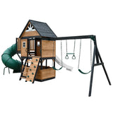 Lifespan Kids Claremont Swing Set & Play Centre with 2.2m Slide V572-LKPC-CLARE-PW