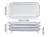 Basket, Extra Large Size Thick Basket for Oven,"7.48x5.11"Stainless Steel Pan Fryer Basket with a V1370-AZ4-19726