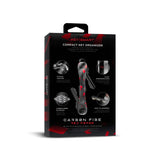 KeySmart Orginal - Compact Key Holder and Keychain Organiser - Red Forged Carbon V398-KS019-RFC