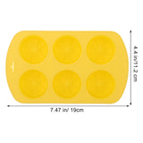 HOOWIFFY Silicone Baking Mold Lemon Slice Shaped for Soap Making Yellow 3Pcs V1189-WXFWAL-20260326-02271