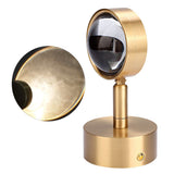 Simple Copper Wall Lamp Light for Corridor Stairway Passage Bedroom 3W 220V Warm White V1294-YM0901-ZM03274