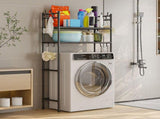 Over The Toilet Storage Rack, Adjustable 2-Tier Metal Frame Bathroom Shelf Organizer for Towels and V1192-AZ-W-30051