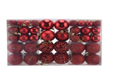 100pcs Christmas Ball Ornaments Shatterproof Hanging Balls for Christmas Tree Party DecorationRed V1294-YM0715-3115210248111