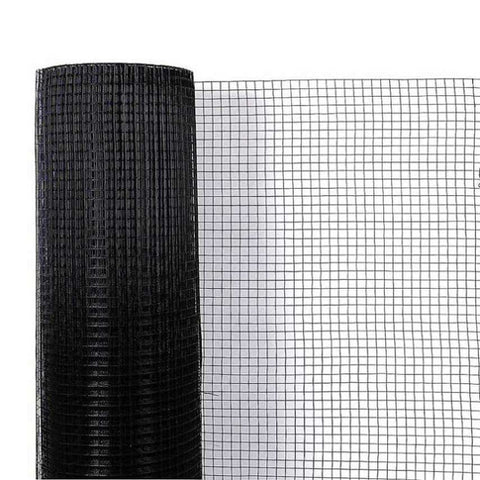 30m Black Chicken Wire Mesh Roll Heavy Duty Aviary Netting & Garden Fencing for Poultry Enclosures V63-952941