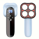 Rechargeable Handheld Massager With 4-Point Head V1142-LP250367