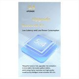 S10 Bluetooth 5.4 Bone Conduction Wireless Headphones 30 Meters Depth IPX8 Waterproof Swimming V1370-AZ4-11718