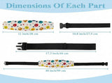 8 Pcs Baby Car Seat Head Support Band, Adjustable Infant Neck Support Strap for Car Seat Stroller V1237-ZY-917-088