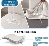 100% Waterproof Bar Stool Cover Stretch Counter Stool Pub Chair Slipcover for Dining Room Removable V1258-DP02-F-641