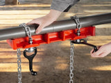 Pipe Welding Vise, 1/2 to 8-inch Pipe Welding Clamp with Dual Chains & Crank Handles, Heavy-Duty V952-HJQ128INCHHSADNZKV0