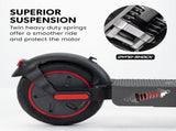 VALK Synergy 7 Electric Scooter, 500W 15Ah, AU Compliant, Motorised eScooter for Adults, Black/Red V219-TRNESCVAS7R