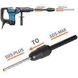 Sds Max To Sds Plus For ROtary Hammers, Sds Max To Sds Plus Drill Quick Change Tool, Chuck V1188-MS-227-2031