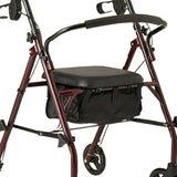 Orthonica Foldable Steel Frame Rollator 4-Wheel Walker FRW-MAS-30-STL