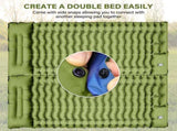Grey 190cm Ultra-Light Foot Pump Inflatable Camping Sleeping Pad V888-ELOSUNG28865
