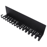 Medal Display Hanger Never Give Up Sturdy Shelf with Hooks Wall Mount Medal Holder Rack Frame V1294-YM0901-3117240088011