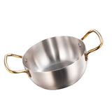 Korea Ramen Pot Stainless Steel Double Handle Fast Heating Ramen Noodle Cooking Pot for Induction V1294-YM0901-3118240003111