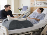 DreamZ Leg Elevation Pillow After Surgery Gel Memory Foam Single Leg Grey PILO1028-S-AU