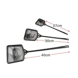 3-Piece Fishing Accessories Set with Black Soft Mesh Nets for Fish Tanks and Outdoor Fishing Use V1370-AZ4-16898