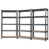 Giantz 3x1.5M Garage Shelving Warehouse Rack Pallet Racking Storage Charcoal WR-E-7X15-CCX3