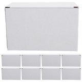 Sturdy White Paper Storage Box - Multi-Grid Design for Moving 10Pcs V1369-AZ3-W-22517
