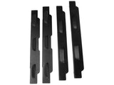 4pcs Barbecue Wind Screen Professional Portable Stainless Steel Grill Wind Guard for Camping Picnic V1294-YM0703-3111230086211