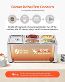 VEVOR Commercial Electric Food Warmer 5-Pan Countertop Buffet 14.5L Bain Marie V952-SYSPBWQPTK11HFYAQV3