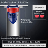 Shower Floor Drain Backflow Preventer One Way Drain Valve Sewer Core Patented Magnetic Drainage V1188-WSZ-A-540
