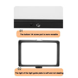 8 Three-Colour Photography Flat-Panel Live Fill Light - 0.5M Bracket & Bluetooth Remote PRL-5029843060DBT