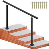 VEVOR Handrail for Outdoor Steps Aluminum Stair
Handrail Fit 0-5 Steps w/ Installation Kit V952-SNLZSLZYGL5FT1GTPV0