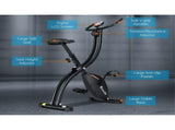 Everfit Folding Exercise Bike Magnetic X-Bike Bicycle Indoor Cycling Cardio EB-F-XB-01-BK