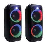Majority PS200 -Bundled Party Speaker 100w Bluetooth Karaoke-DJ-Party-PA System - Black V398-MY-1000002980-2P