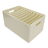 Foldable Closet Organizer 9 Grids Wardrobe Clothing Storage Bin with Lid Washable Stackable Folding V1294-YM0901-3117240180411