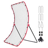 VEVOR Baseball And Softball Rebounder Net 4x5.5 ft PitchBack All Angle Fielding V952-BQHDWHXWJDKDFWHYHV0