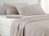 1000 Thread Count Cotton Rich Double Bed Sheet Set 4 Piece, Soft Feel Microfibre Blend, Solid C CVC-10DBL-SL