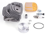 46mm Cylinder Piston Assembly Air Filter Cover Relief Valve Set Fit for Husqvarna 555 560 562 XP V1294-YM0523-3111210414911