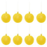 8pcs Hanging Fly Trap Ball Fruit Fly Catcher Sticky Trap Outdoor Pest Catcher for Garden Plants V1294-YM0718-10152618