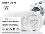 Goose Feather Down Quilt 500 GSM Duvet Doonas King240x210cm V201-W12782670