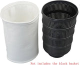 LA Spas Replacement Bag All Purpose Filter Bag Hot Tub Filter Bag Compatible with LA Spas Aqua Klean V1258-DP02-C-1022