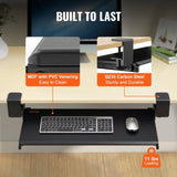 Clamp on Keyboard Tray Under Desk, Desk Keyboard Tray Slide out with Sturdy No-drill C Clamp Mount, V952-JPTPMDF00000QA5K5V0