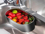 Stainless steel sink drain strainer basket, multifunctional waste filter for kitchen and bathroom, V1189-LC-LY-00015