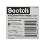 Scotch D-S Tape 665 12mm Bx12 DS-SCT70016028493