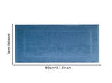 2PCS White Cotton Classic Rug Bath Mats Absorbent Cotton Hotel Spa Shower Bathtub Mats Not A V1189-LWWAL-20260325-00207