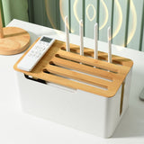 Home Cable Organizer Box White Router Container Simple Installation and Convenient Use V1192-AZ-W-26910