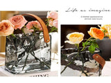 Handbag Vase Original Color Glass Vase Fish Tank Glass Vase Handmade Vase V1294-YM0716-230130LD04-2
