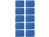 10Pcs Blue Clean Towel Square Soft Microfiber Towel Home Kitchen Cleaning Supplies V1294-YM0901-3112200131511