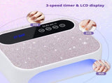 Cordless Lamp, Rechargeable UV Lamp for Gels, LED Lamp with 3 Timer Modes, Gel V1192-AZ-W-2696