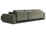 Sarantino Caliana Reversible L Shape Sofa Bed with Storage & Backrest - Green SOFA-MLM-326-GN