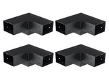 Pergola Bracket Kit 4''x4'', 4pcs 3-Way Heavy Duty Corner Bracket Woodworks DIY V952-LPJJST4PCS4X7SP6AV0