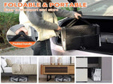 Folding Dog Stair Lightweight Aluminium Dog Ramp Adjustable Height 5 Steps Pet Ladder Loads up to V985-DOGSTAIR