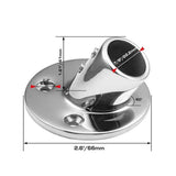 4 pack Boat Hand Rail Fitting Heavy Duty 316 Marine Round Base with Screws, Hand Rail Fitting Rail V1192-AZ-W-3314
