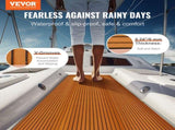 Boat Flooring, EVA Foam Boat Decking 94.5" x 46", Non-Slip Self-Adhesive Flooring, 29.9 sq.ft Marine V952-CBZZFHPMDDZSP166PV0